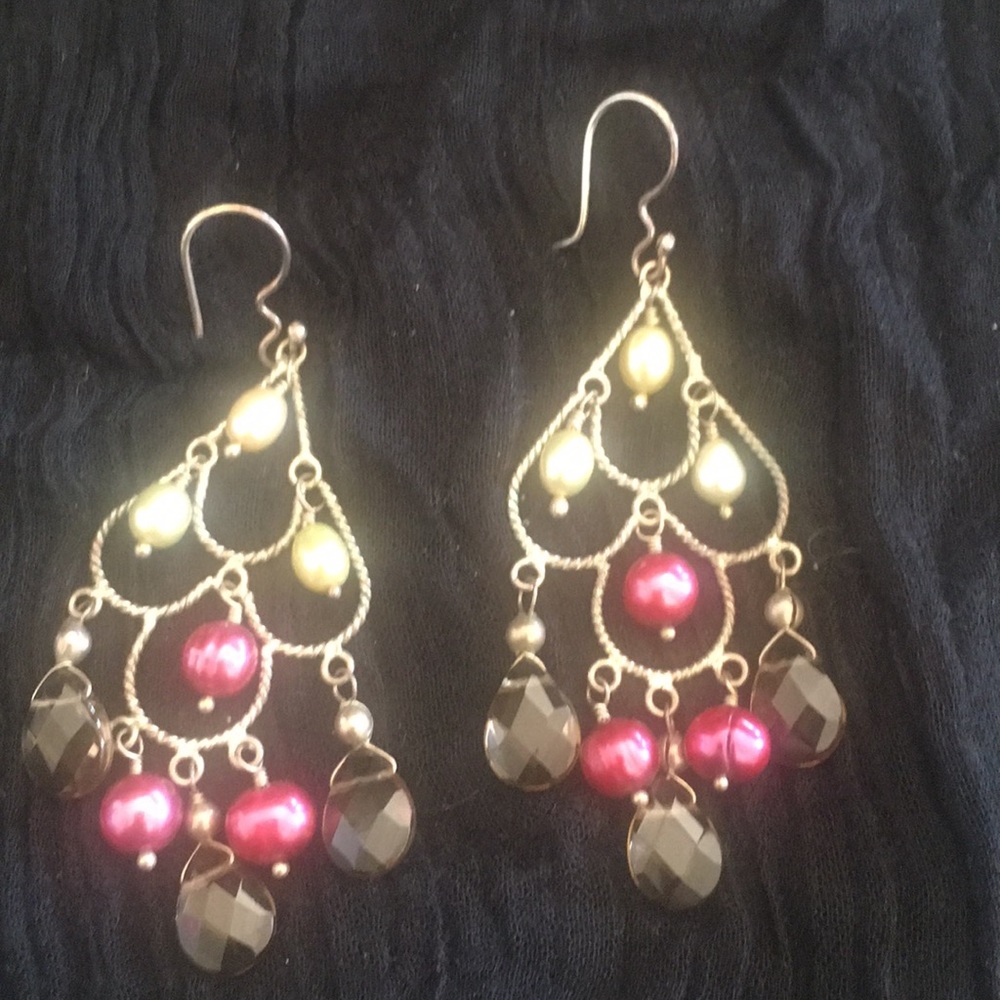 Chandelier drop earrings